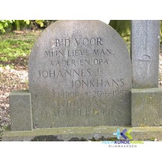 Grafstenen kerkhof Herwen Coll. HKR (156) J.J.Jonkhans